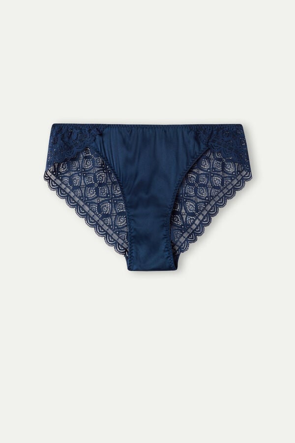 Intimssimi Silk and Pitsi Briefs Sininen | YUSVQ98090