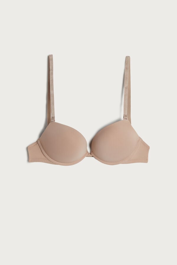 Intimssimi Silvia Monitoiminen Push-up Bra in Microfiber Natural | USXMI93089