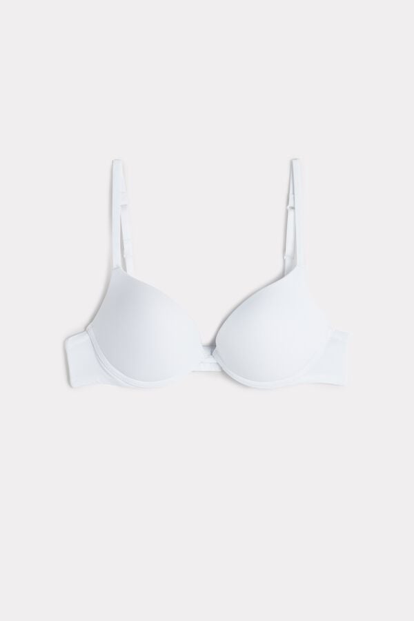 Intimssimi Simona Microfiber Super Push-Up Bra Valkoinen | UUSTG70094