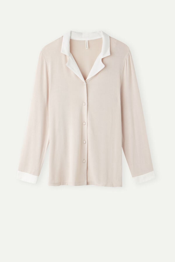 Intimssimi Simple Elegance Open Front Cardigan in Modal Pinkki | XUSGW30951