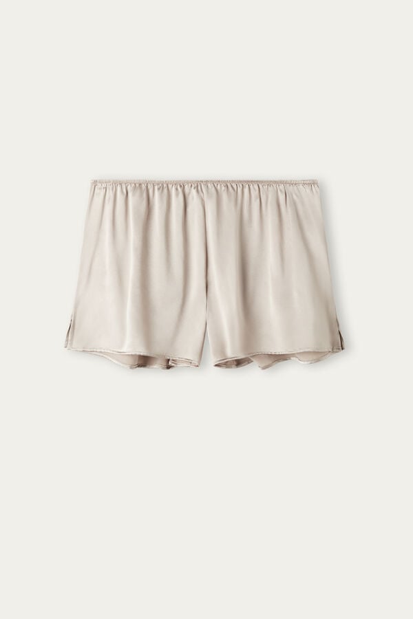 Intimssimi Smooth Silk-Satin Shorts Natural | USCIF88658