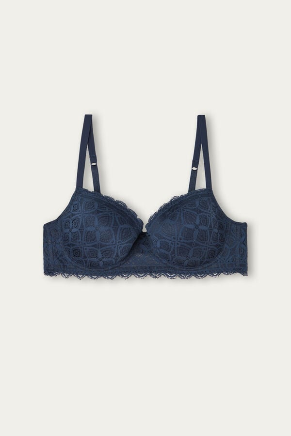 Intimssimi Sofia Balconette Bra in Pitsi Sininen | USJBT28963