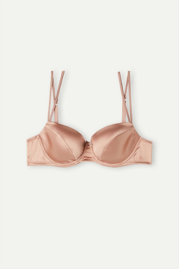 Intimssimi Sofia Balconette Bra in Silk Natural | EUSHC96163