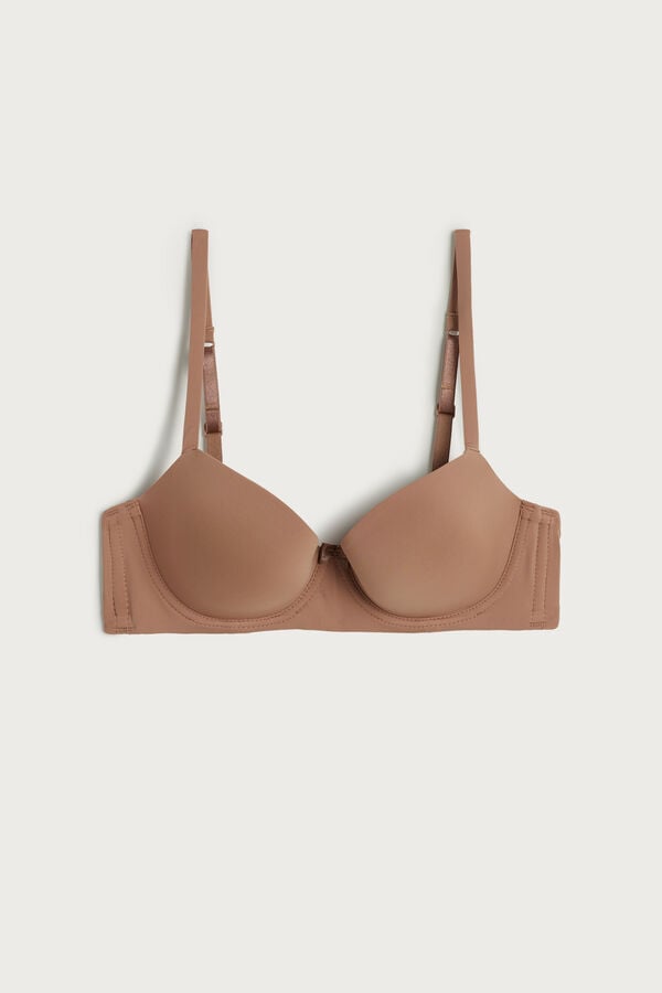 Intimssimi Sofia Microfiber Pehmustettu Balconette Bra Natural | BUSSD45704