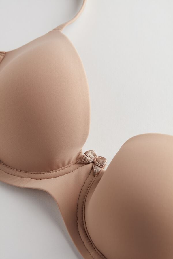 Intimssimi Sofia Microfiber Pehmustettu Balconette Bra Natural | USJZR74557