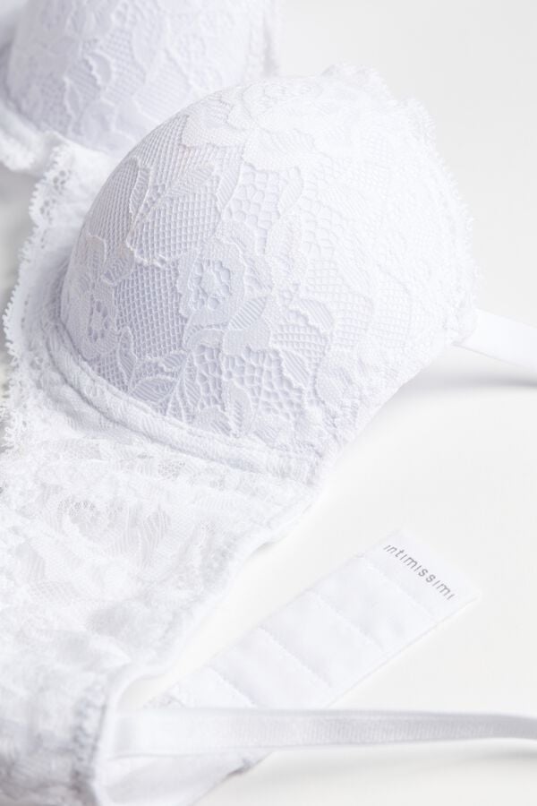 Intimssimi Sofia Pitsi Balconette Bra Valkoinen | USEGJ68424