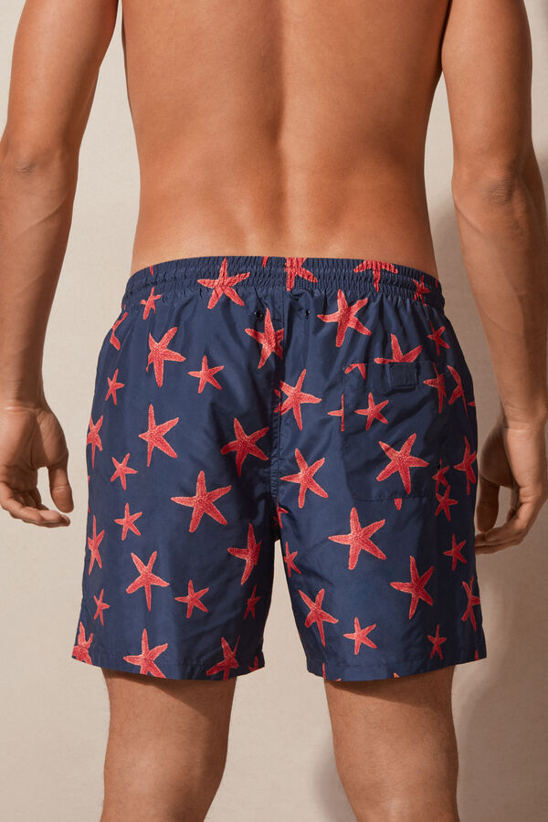 Intimssimi Starfish Print Swim Trunks Sininen | USJVR30166