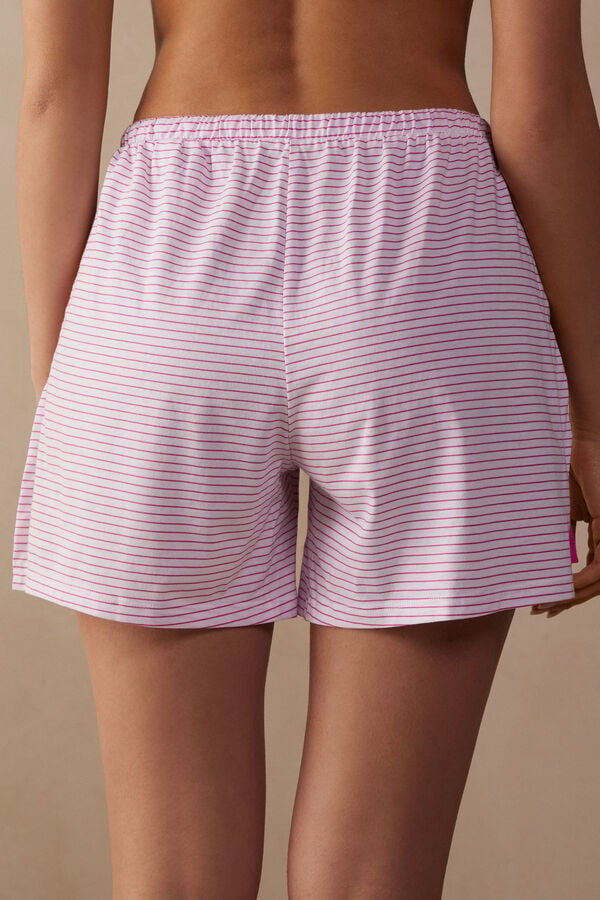 Intimssimi Strawberry Milkshake Shorts in Supima® Puuvilla Pinkki | USJKU27624