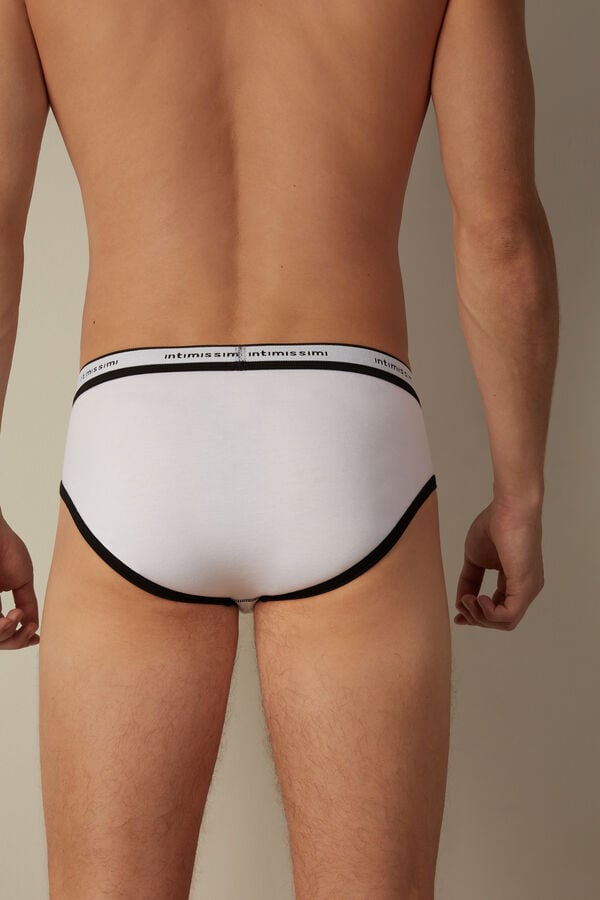 Intimssimi Stretch Supima® Puuvilla Brief with Logo Detail Monivärinen | AUSDF41399