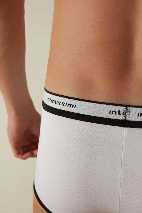 Intimssimi Stretch Supima® Puuvilla Bokserin Shorts with Logo Detail Monivärinen | DUSVO84288