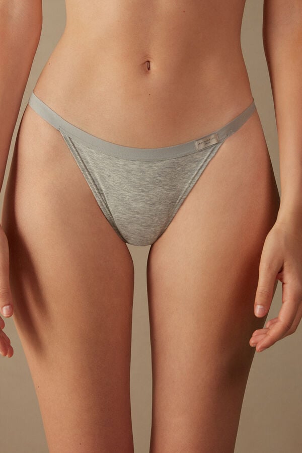 Intimssimi String Ranne in Puuvilla Harmaat | UUSTG37751