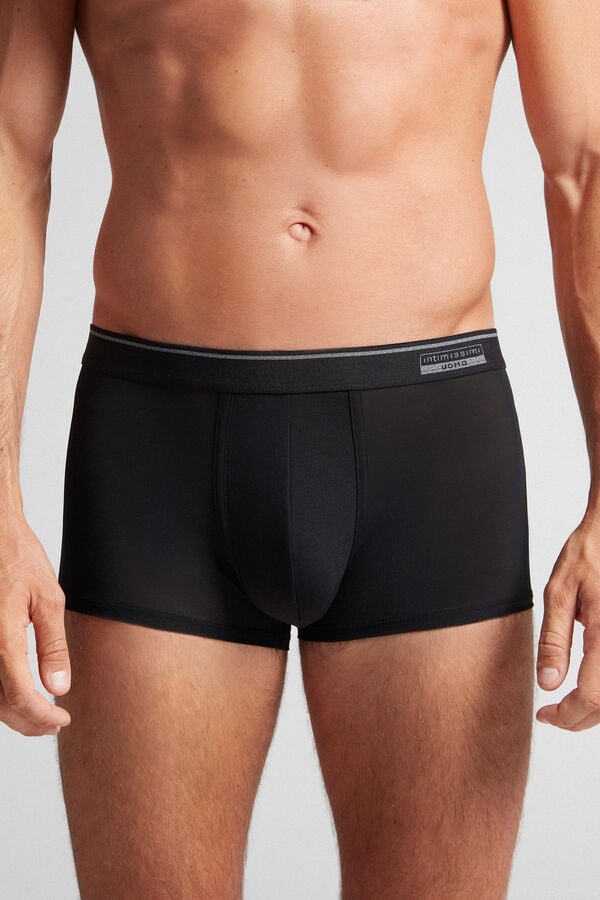 Intimssimi Super Fresh Micro-mesh Boxers Mustat | EUSVG82443