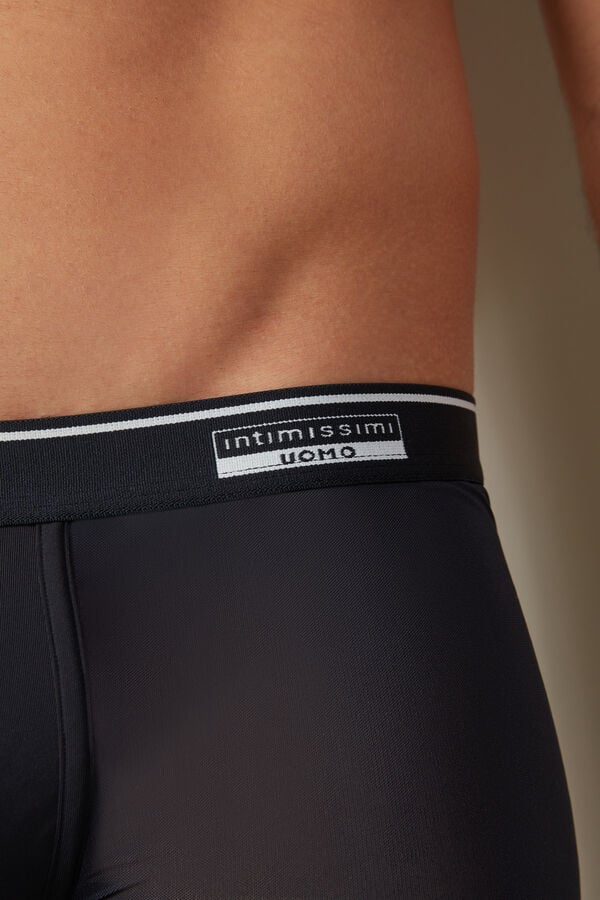 Intimssimi Super Fresh Micro-mesh Boxers Mustat | MUSHR75647