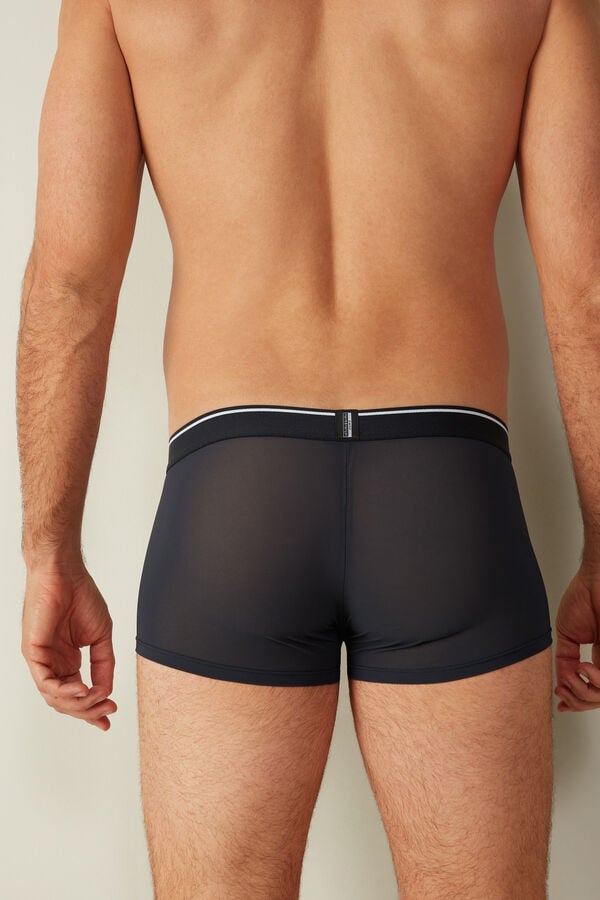 Intimssimi Super Fresh Micro-mesh Boxers Mustat | MUSHR75647