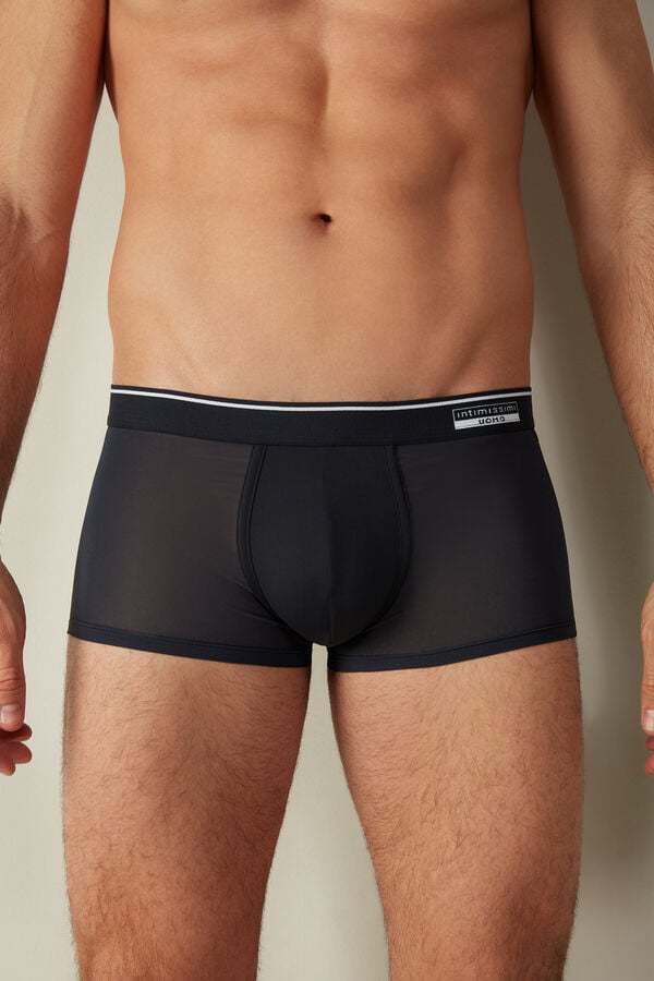 Intimssimi Super Fresh Micro-mesh Boxers Mustat | MUSHR75647