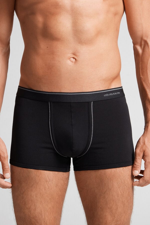 Intimssimi Supima® Puuvilla Boxers Mustat | USQAV81286