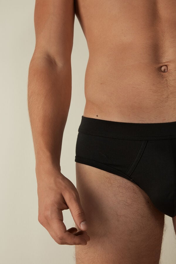 Intimssimi Supima® Puuvilla Briefs Mustat | YUSVQ93023