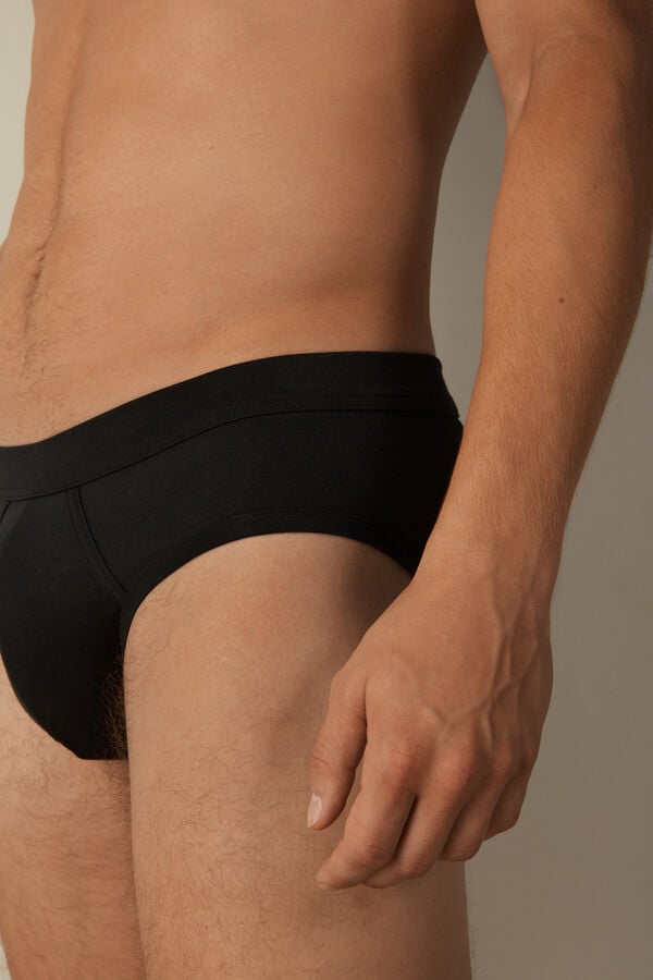 Intimssimi Supima® Puuvilla Briefs Mustat | YUSVQ93023