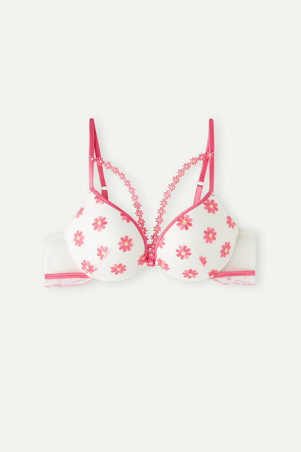 Intimssimi Sweet Like Daisies Simona Super Push-up Bra Valkoinen | PUSQX96326