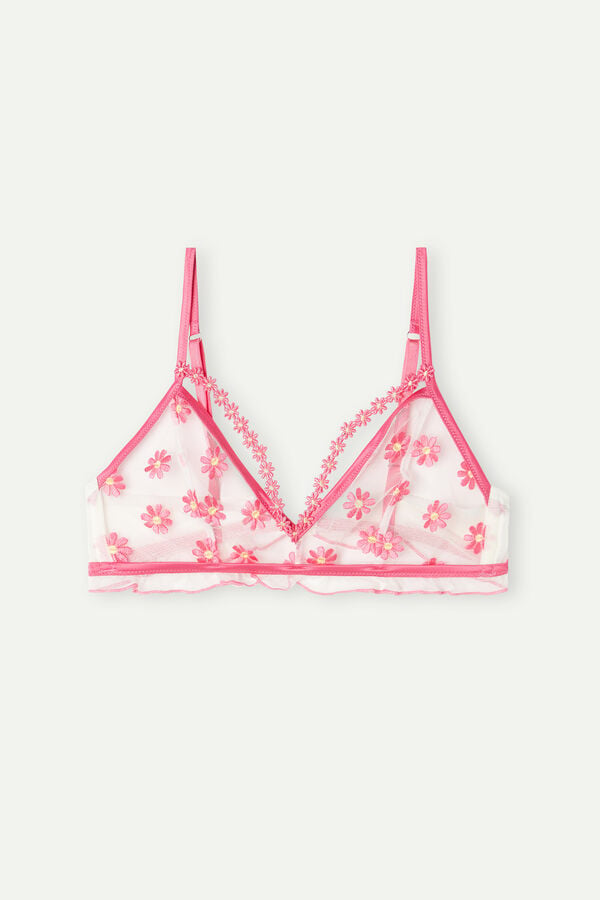 Intimssimi Sweet Like Daisies Triangle Bra Valkoinen | USJZR67197