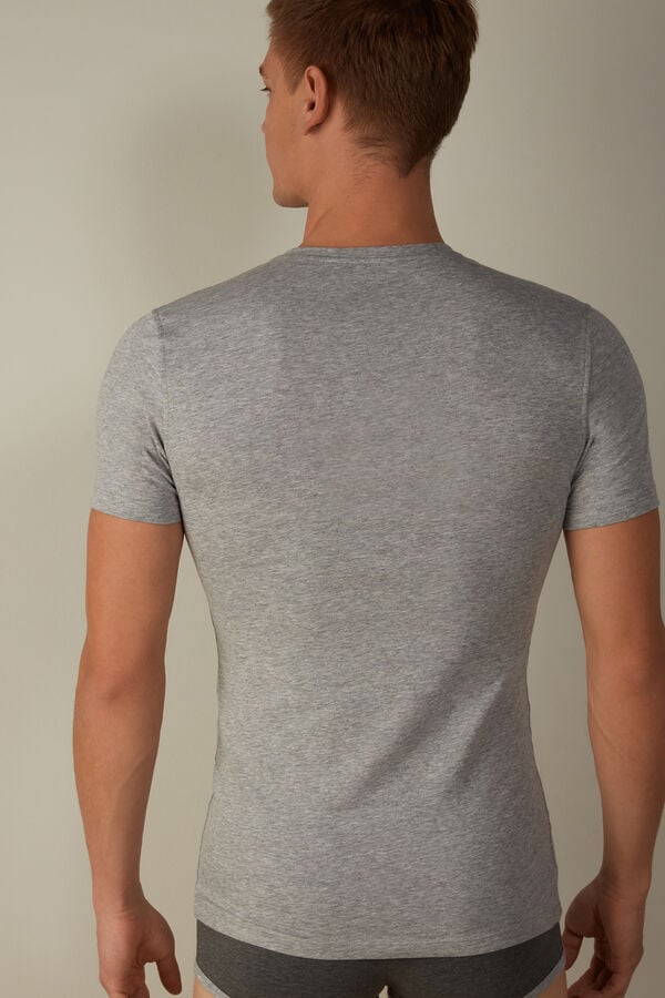 Intimssimi T-shirt in Stretch Supima® Puuvilla Harmaat | BUSSD36717