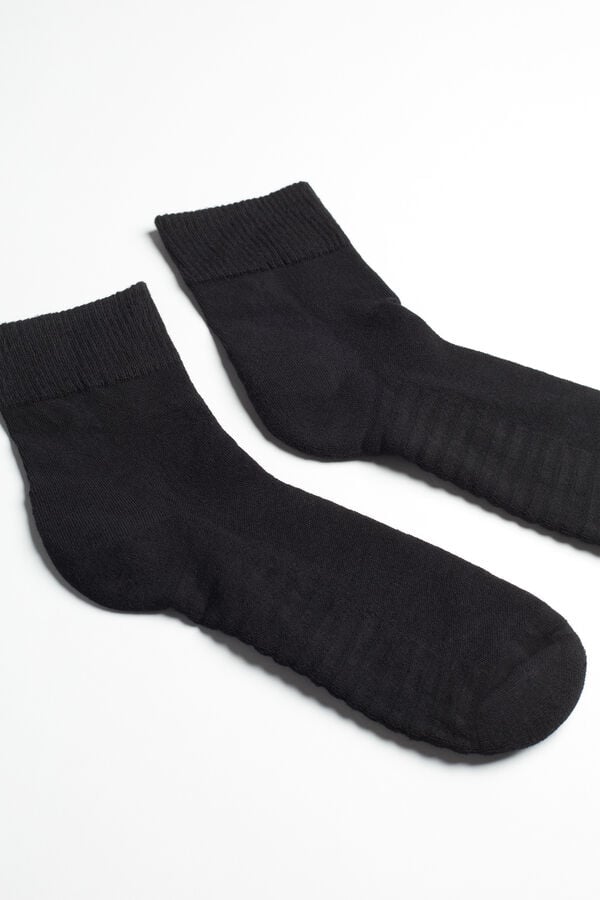 Intimssimi Terrycloth Lyhyt Socks Mustat | LUSTR30524