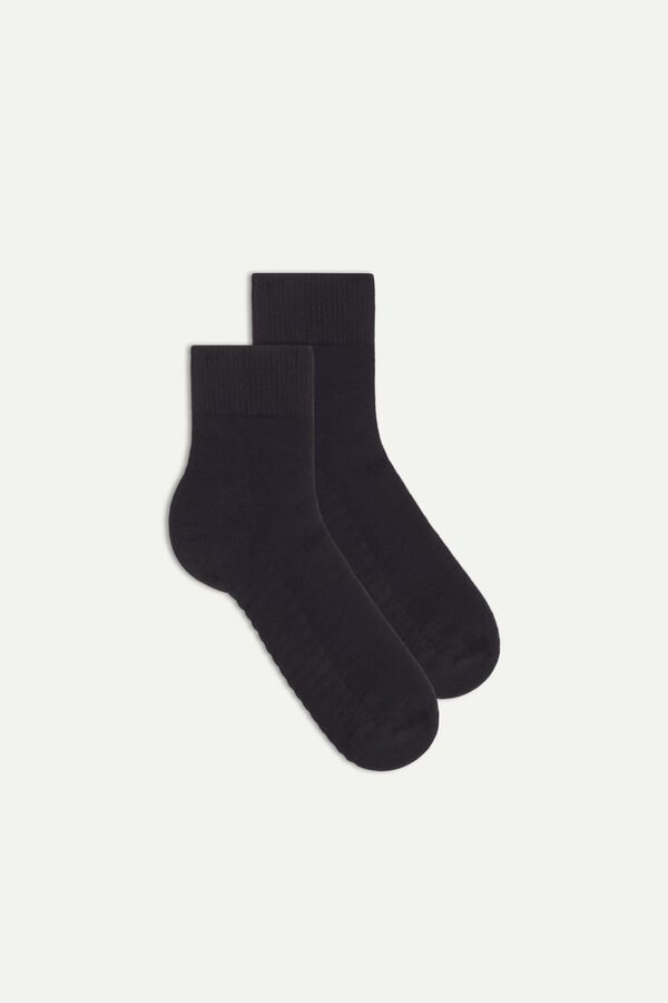 Intimssimi Terrycloth Lyhyt Socks Mustat | LUSTR30524