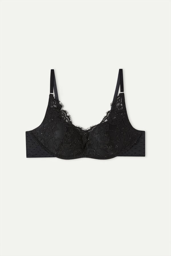 Intimssimi Time to Shine Gioia Super Push-up Bra Mustat | MUSFT46622