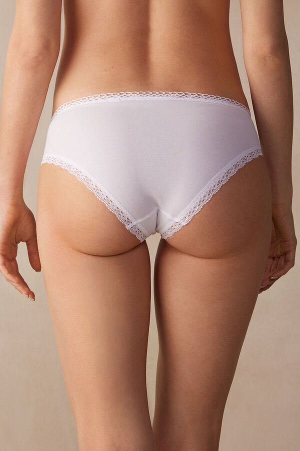 Intimssimi Timeless Simplicity Puuvilla Panties Valkoinen | TUSWZ51533