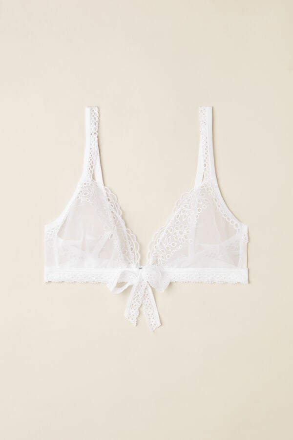 Intimssimi Timeless Simplicity Triangle Bra Valkoinen | DUSKV18518