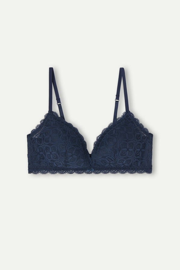 Intimssimi Tiziana Triangle Bra in Pitsi Sininen | BUSSD92434