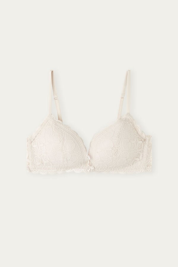 Intimssimi Tiziana Triangle Bra in Pitsi Natural | SUSVO41613