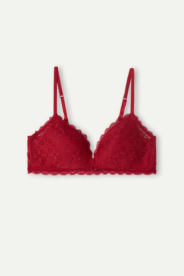 Intimssimi Tiziana Triangle Bra in Pitsi Punainen | UUSND32163