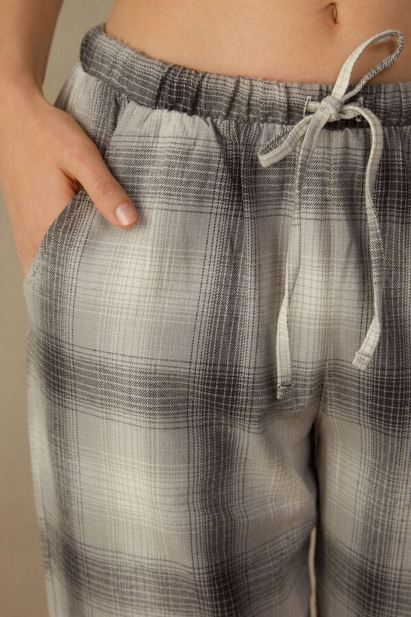 Intimssimi Warm Cuddles Pants in Brushed Cloth Harmaat | YUSGT71912