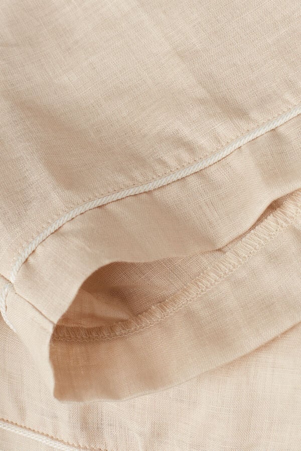 Intimssimi Yacht Night Linen Shorts Natural | UUSND35173