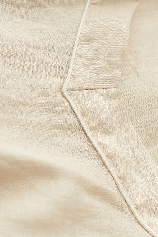 Intimssimi Yacht Night Linen Top Natural | USNEJ30387